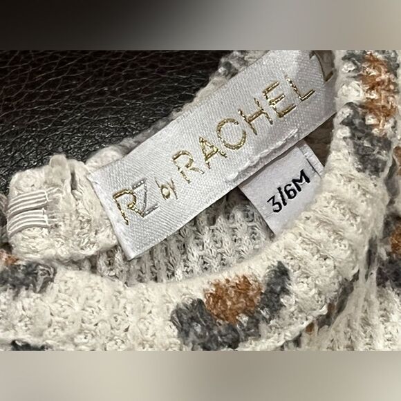 RZ By Rachel Zoe Animal Print Dress With Long Knee Socks Infant Girl 3-6 M - Picture 8 of 9